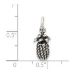 Sterling Silver Antiqued Pineapple Charm - Image 3