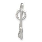 Sterling Silver Rhodium-plated Electric Guitar Charm - Image 2