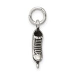Sterling Silver Antiqued Ice Skate Charm - Image 2