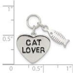 Sterling Silver Cat Lover Pendant - Image 3