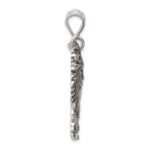 Sterling Silver Antiqued Lion Charm - Image 2