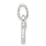 Sterling Silver Letter D with Enamel Pendant - Image 2