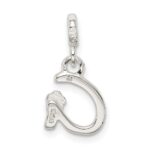 Sterling Silver Letter G with Enamel Pendant - Image 3