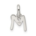 Sterling Silver Letter M with Enamel Pendant - Image 3