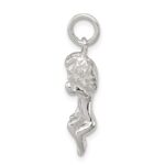 Sterling Silver Polished Full Angel Figure 3-D Pendant - Image 2
