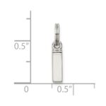 Sterling Silver Letter I Initial Charm - Image 4