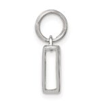 Sterling Silver Letter V Initial Charm - Image 2