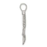 Sterling Silver Polished Nefertiti Head Pendant - Image 2