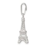 Sterling Silver Polished Eiffel Tower Charm - Image 2