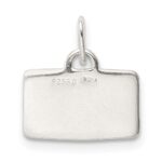 Sterling Silver Polished Enamel ABC 123 Pendant - Image 4