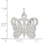 Sterling Silver Butterfly Charm - Image 3