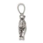 Sterling Silver Antiqued 3-D Camel Reversible Pendant - Image 2