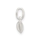 Sterling Silver Polished Puffed Heart Charm - Image 2