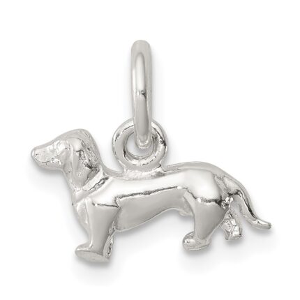 Sterling Silver Dog Charm