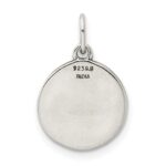 Sterling Silver Enamel Love you to the Moon & Back Charm Pendant - Image 3