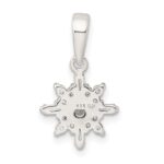 Sterling Silver Fancy CZ Pendant - Image 3