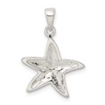 Sterling Silver Diamond Cut Star Fish Pendant - Image 3