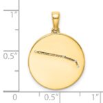 Sterling Silver Gold-plated & CZ Aries Zodiac Pendant - Image 4