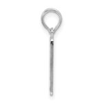 De-Ani Sterling Silver Rhodium-Plated Polished 0 Mile Marker Key West Pendant - Image 3