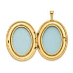 1/20 14K Gold Filled 26mm 2-Frame Oval Locket - Image 5
