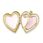 1/20 14K Gold Filled Grandma 23mm Enameled Family Heart Locket - Image 3