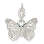 Sterling Silver Enameled Butterfly Charm - Image 4