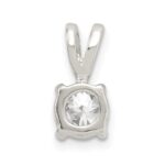 Sterling Silver CZ Pendant - Image 4