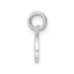 Sterling Silver RH-plated Polished & Enameled Rainbow Children's Pendant - Image 2