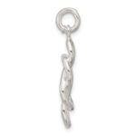 Sterling Silver Polished Double Fancy Knot Pendant - Image 2