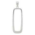 Sterling Silver Rectangle Pendant