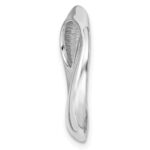 Sterling Silver Rhodium-platedCircle Slide - Image 2
