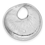 Sterling Silver Rhodium-platedCircle Slide - Image 4
