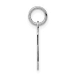 Sterling Silver/Rhodium-plated Polished Number 2 Charm - Image 2