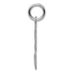 Sterling Silver/Rhodium-plated Polished Number 33 Charm - Image 2