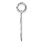 Sterling Silver/Rhodium-plated Polished Number 35 Charm - Image 2