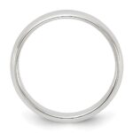 Sterling Silver 4mm Half Round Size 6.5 Band - Image 2