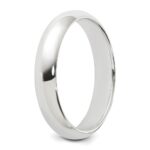 Sterling Silver 4mm Half Round Size 6.5 Band - Image 6