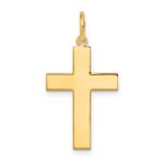 14k Polished Cross Pendant