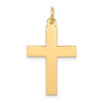 14k Polished Cross Pendant