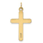14k Polished Cross Pendant - Image 3