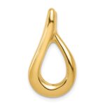 14k Polished Slide Fits up to 4mm Regular/6mm Fancy or Reversible Omega