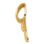 14k Polished Heart Slide Fits up to 8mm Regular/10mm Fancy or Reversible Omega - Image 2