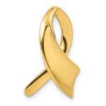 14k Polished Slide Fits up to 2mm Regular/6mm Fancy or Reversible Omega