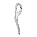 14k White Gold Polished Slide Fits up to 6mm Regular/8mm Fancy or Reversible Omega - Image 2