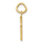 14k Small Polished Number 6 Charm - Image 2