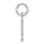 14KW Diamond-cut Letter N Initial Charm - Image 2