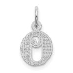 14KW Diamond-cut Letter O Initial Charm - Image 4