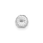 14k White Gold 1/2 carat Lab Grown Diamond VS+ F+ Round Complete Four Prong Heavyweight Stud Earrings - Image 6