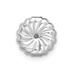 14k White Gold 4 carat Lab Grown Diamond VS/SI+ G+ Princess Complete Four Prong Stud Earrings - Image 5