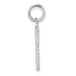 14kw Medium Polished Number 8 Charm - Image 2